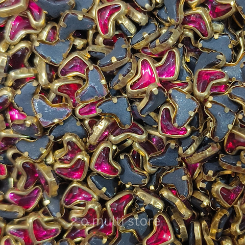 wholesale heart shape dark pink