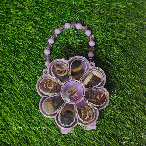 kids korean combo clips purple