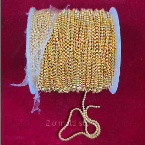ball chain gold