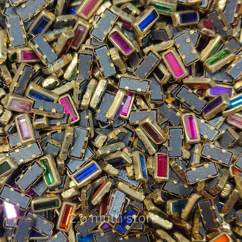 rectangle 3*7 shape multi colour