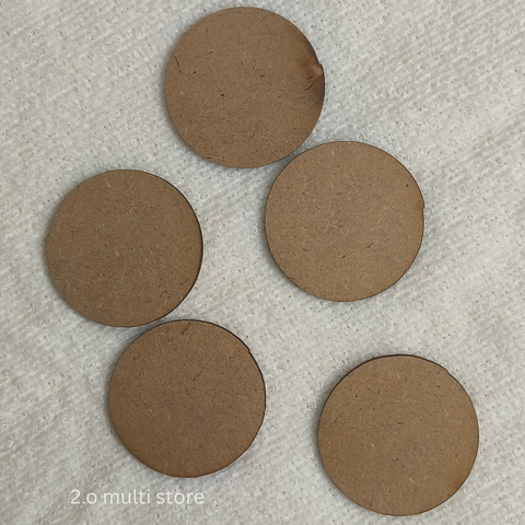 2 inch Round -MDF