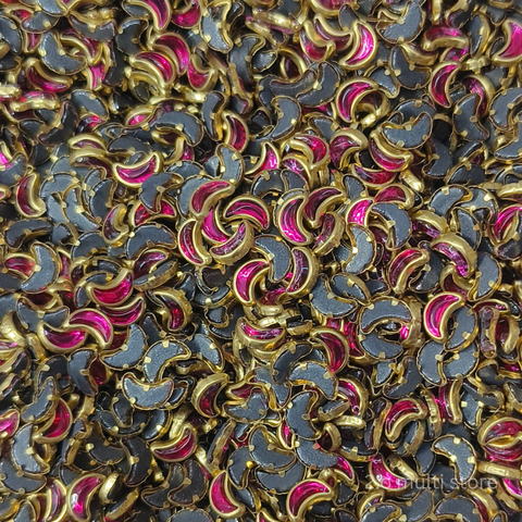 Moon shape - Rani pink