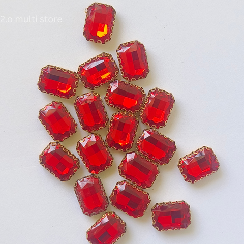 Rectangle 10*14-Red