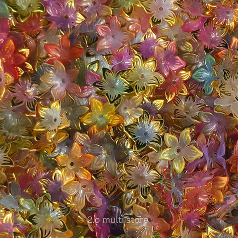 Flower type-Pastal multi colour