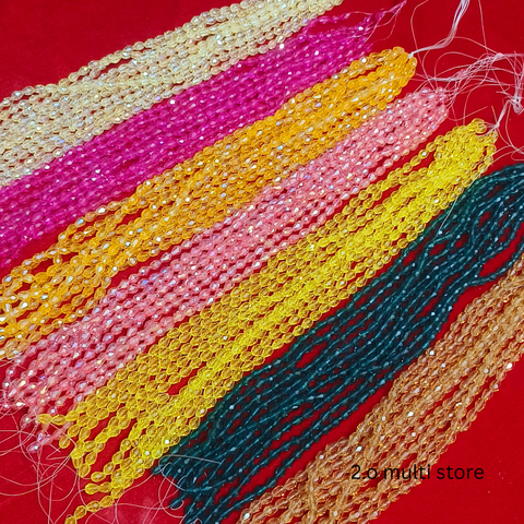 Drop shape - crystal beads