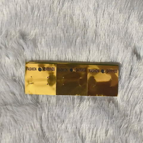 Earings packing card