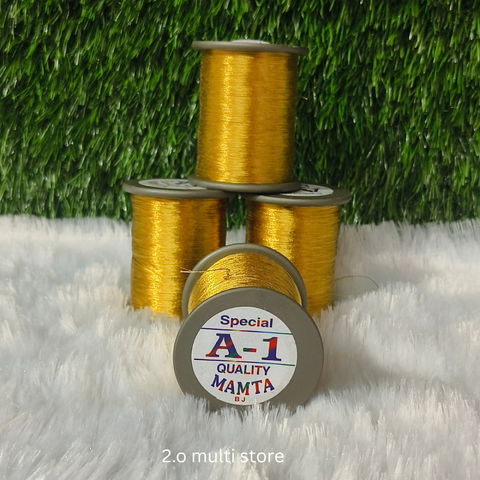 A1 mamta gold zari thread ( big)