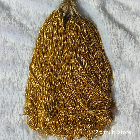 round gold bunch beads 3mm