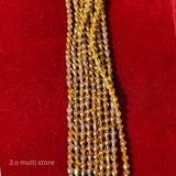 drop shape crystal beads gold