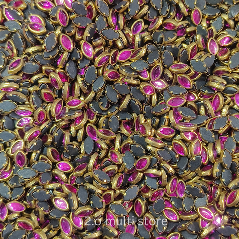 6k eye shape dark pink