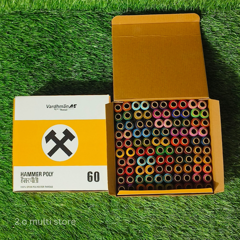 varthaman thread double shade box