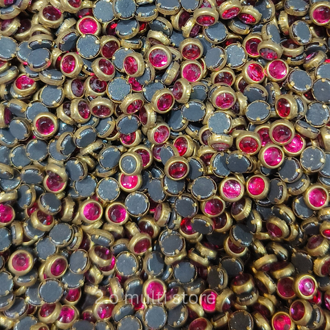 wholesale 4mm round dark pink