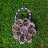 kids korean combo clips purple