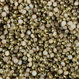4mm round ceramic gold stones