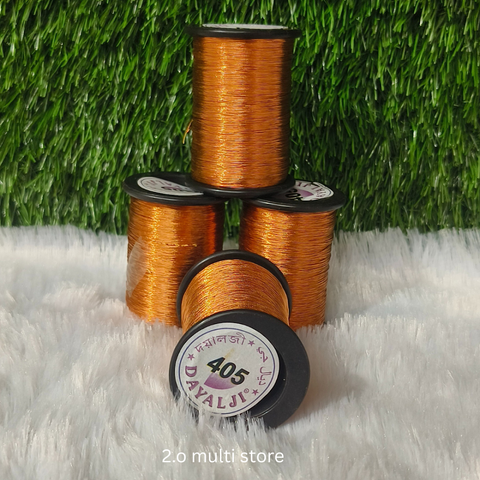 Dayalji 405 copper zari thread