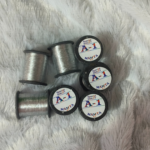 A1 mamta silver zari thread (small)