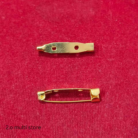 safety pin gold