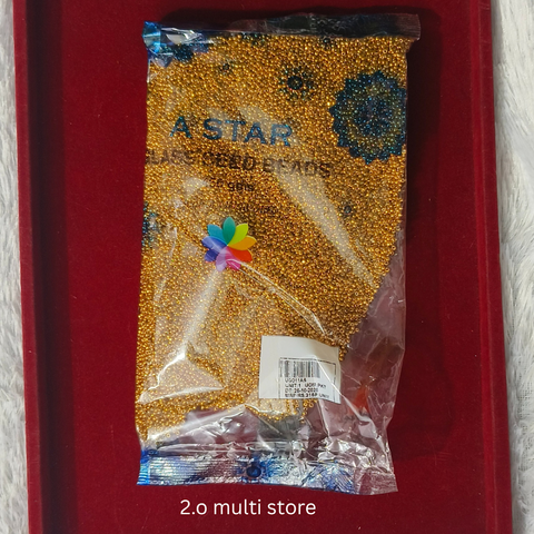 wholesale A star gold sugar beads