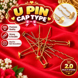 U pin- cap type