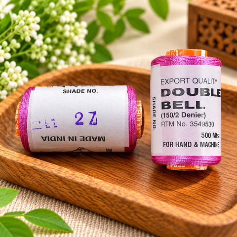 Double bell Silk thread -shade no 27