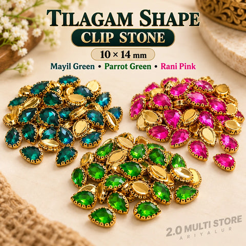 Tilagam Shape clip stone-10*14