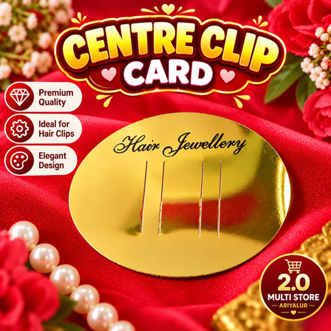 Centre clip card