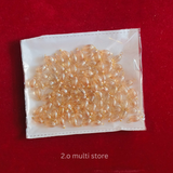 Gold hanging beads small