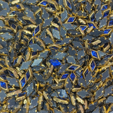 Diamond shape - colour kundan stones