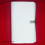 Poplin cloth ( Premium 1st quality)- half white colour