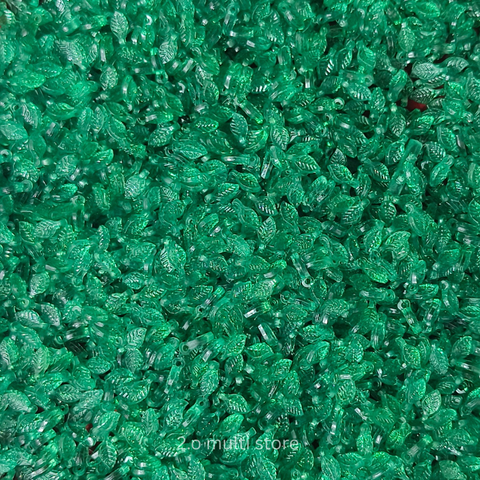 Brooches material -leaf type green